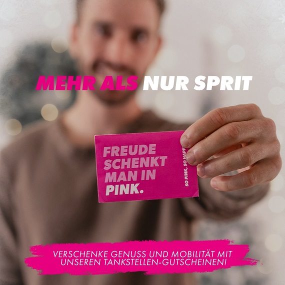 Mit pink Freude verschenken